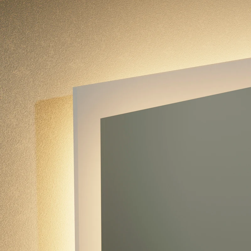 Origins Living Edison LED Illuminated Rectangular Mirror 60 - 600 x 800mm