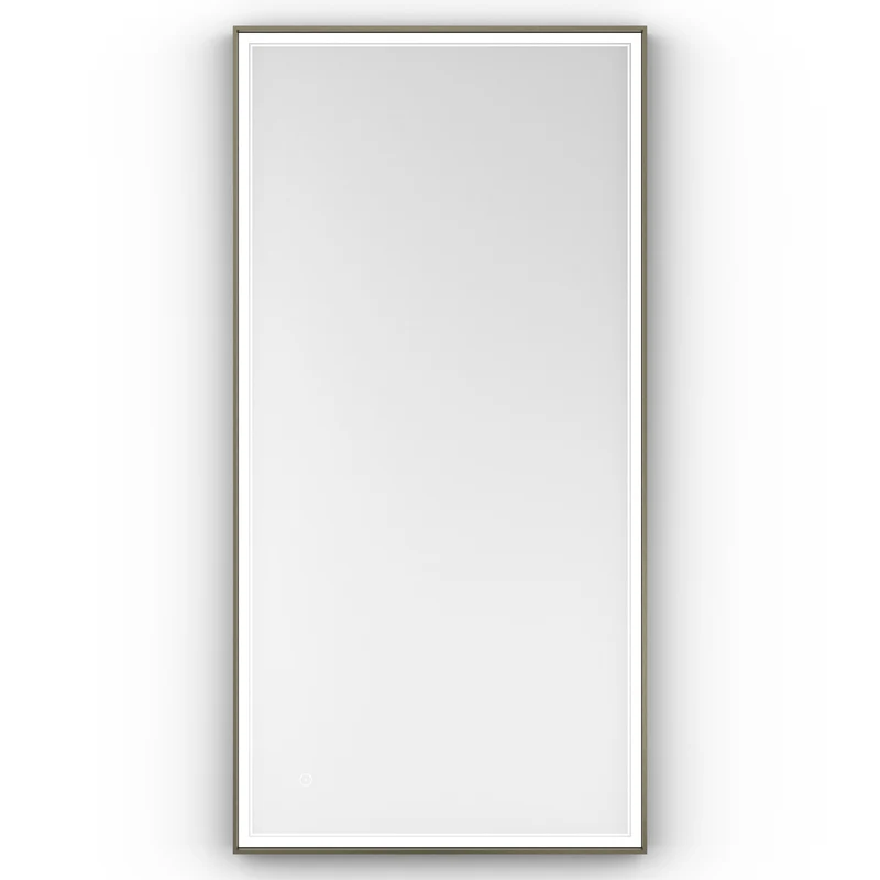Origins Living Astoria LED Illuminated Mirror 140 - 140x70cm - Brushed Bronze