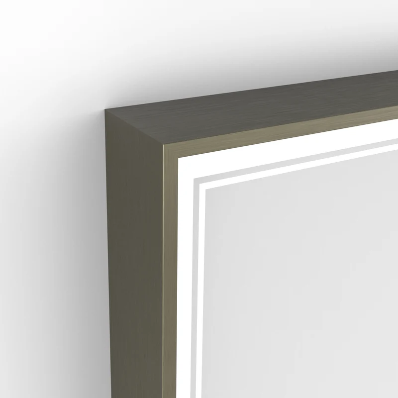 Origins Living Astoria LED Illuminated Mirror 140 - 140x70cm - Brushed Bronze