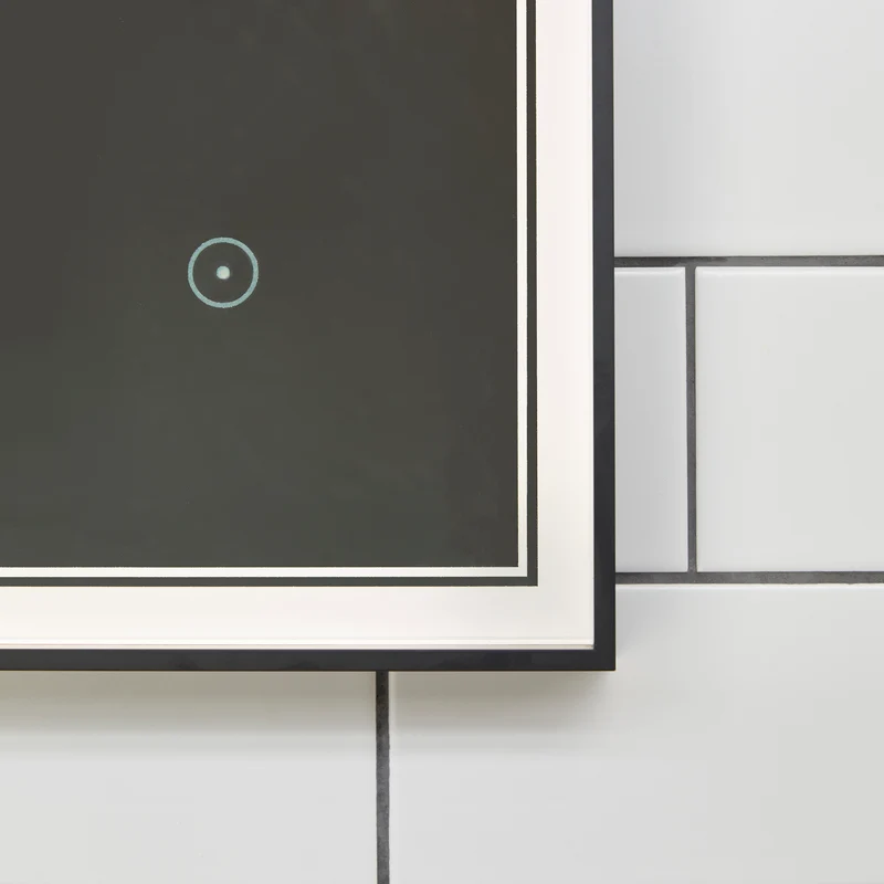 Origins Living Astoria LED Illuminated Mirror 60 - 60x80cm - Matt Black