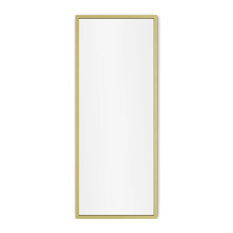 Origins Living Docklands Rectangular Mirror 41 40x100cm - Brushed Brass