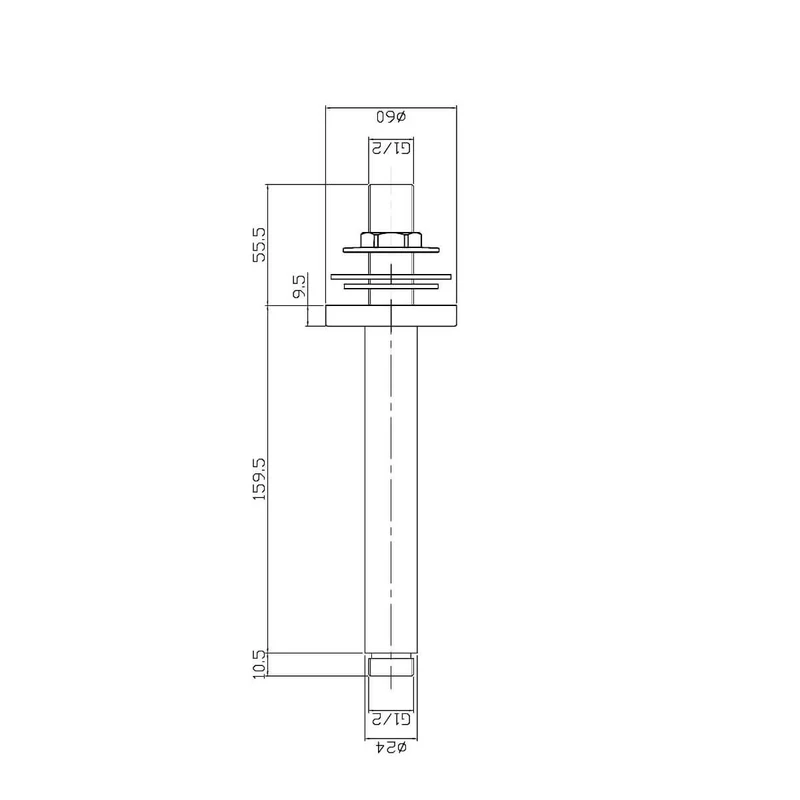 Lana Brushed Brass Concealed Shower Package With Fixed Head & Rail Kit