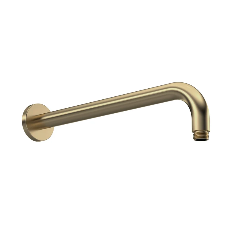Lana Brushed Brass Concealed Shower Package With Fixed Head & Handset