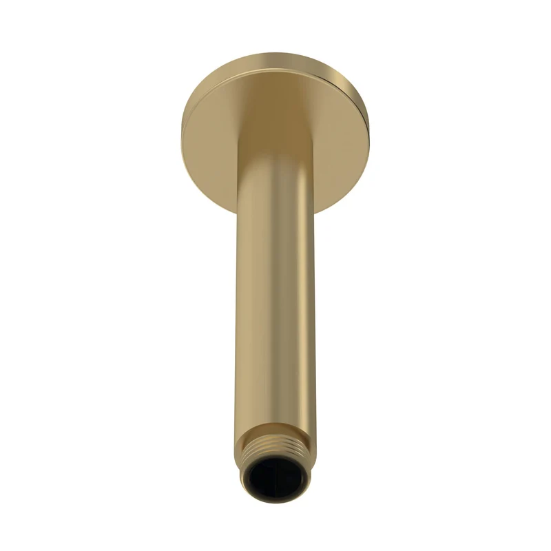 Lana Brushed Brass Concealed Shower Package With Fixed Head & Handset