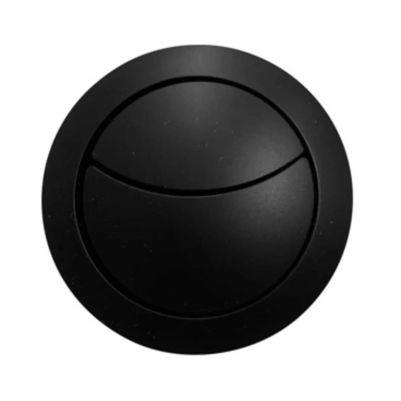 Lux Flair Rimless Back To Wall Close Coupled Toilet & Soft Close Seat - Matt Black Fittings