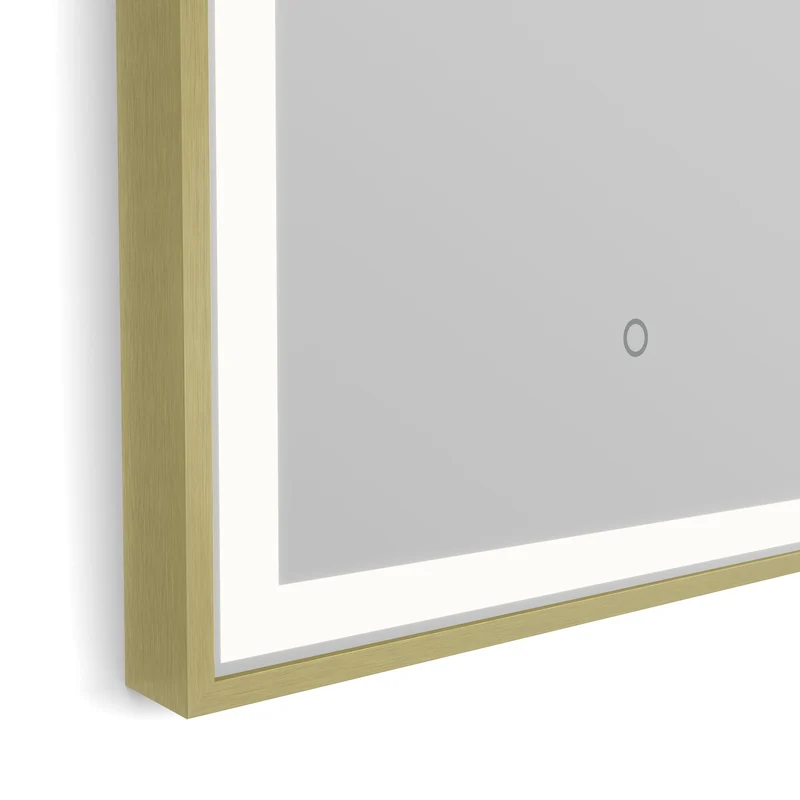 Origins Living Lomax Light Arch Mirror 50x100cm - Brushed Brass