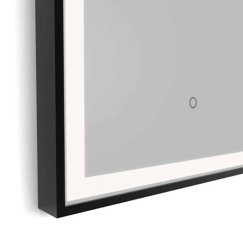 Origins Living Lomax Light Arch Mirror 50x100cm - Brushed Black