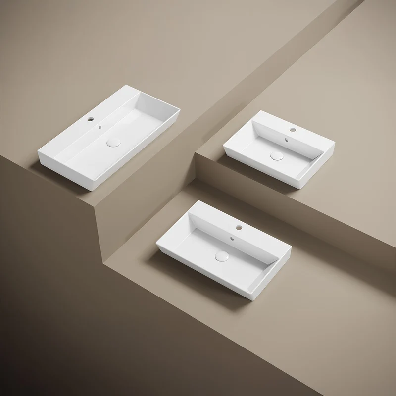 Orion 600mm Ceramic Vanity Basin - White