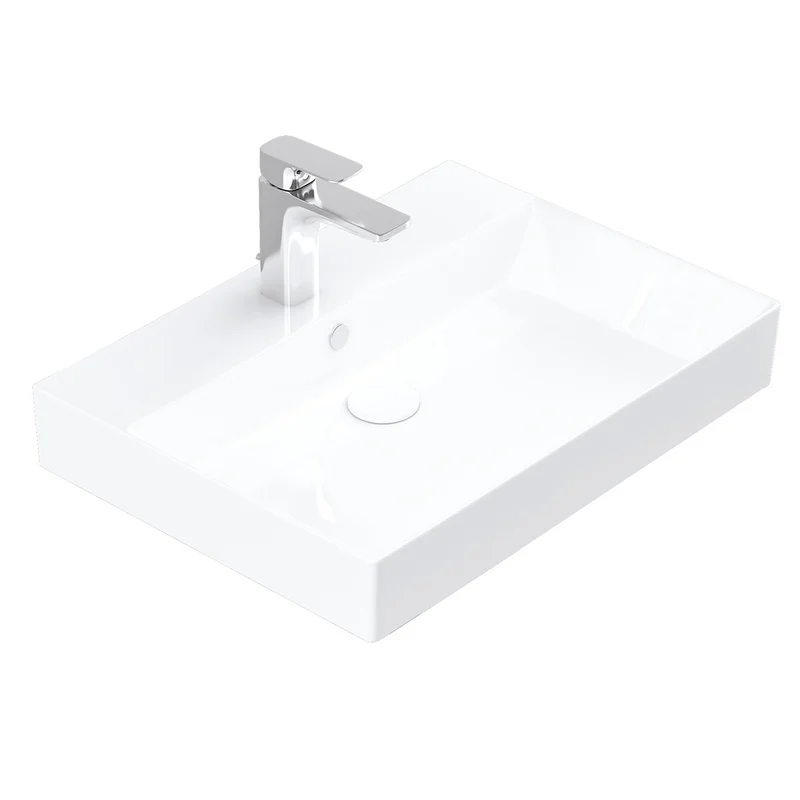 Stance 600mm Ceramic Vanity Basin - White