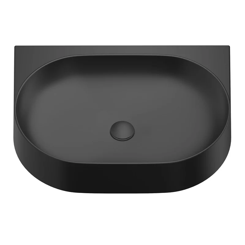 Ravak Yard 600mm Ceramic Washbasin - Matt Black
