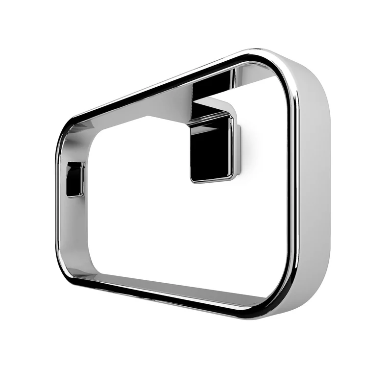 Origins Living Il Giglio Towel Ring - Chrome