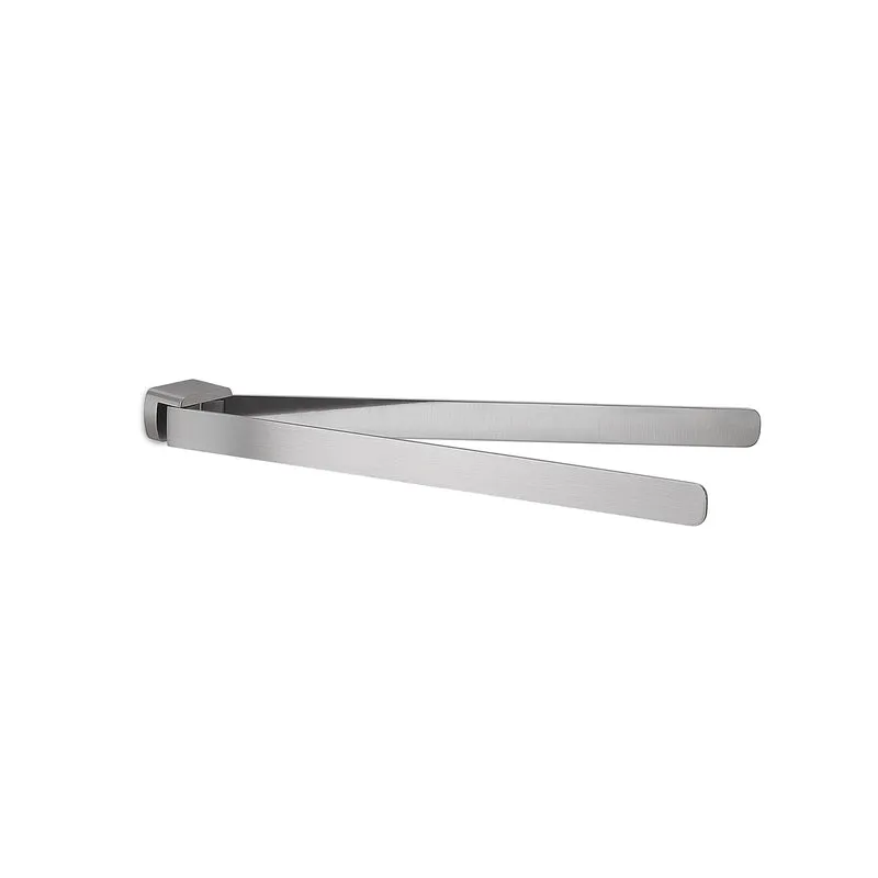 Gedy Pirenei Double Swing Towel Rail - Brushed Nickel