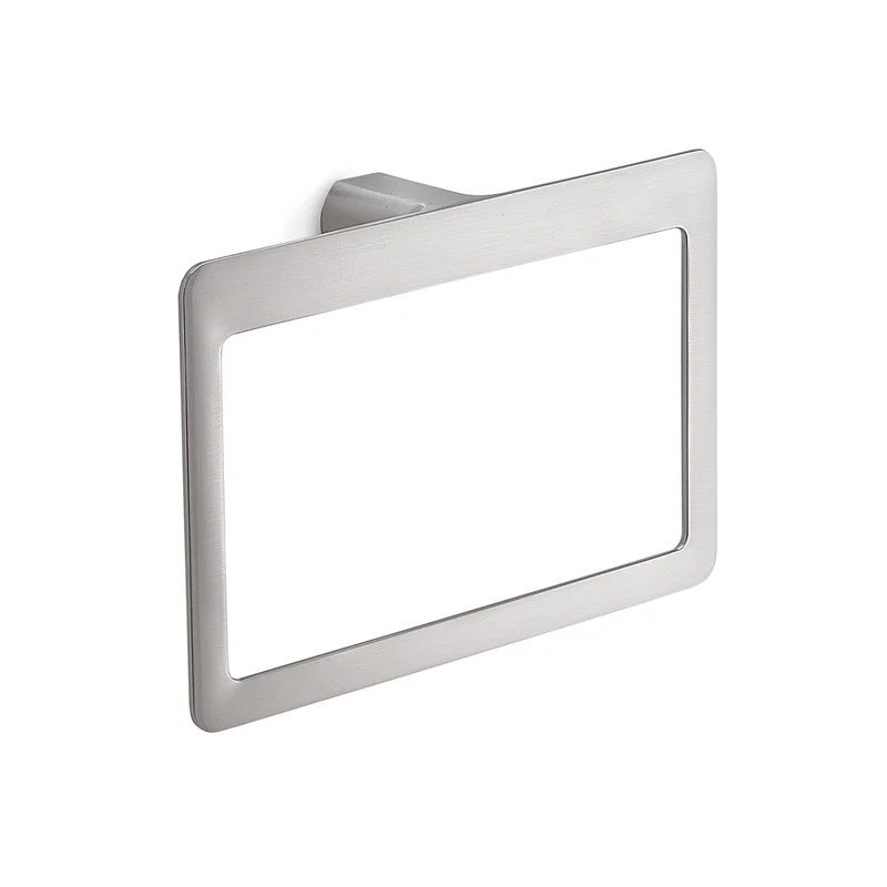Gedy Pirenei Towel Ring - Brushed Nickel