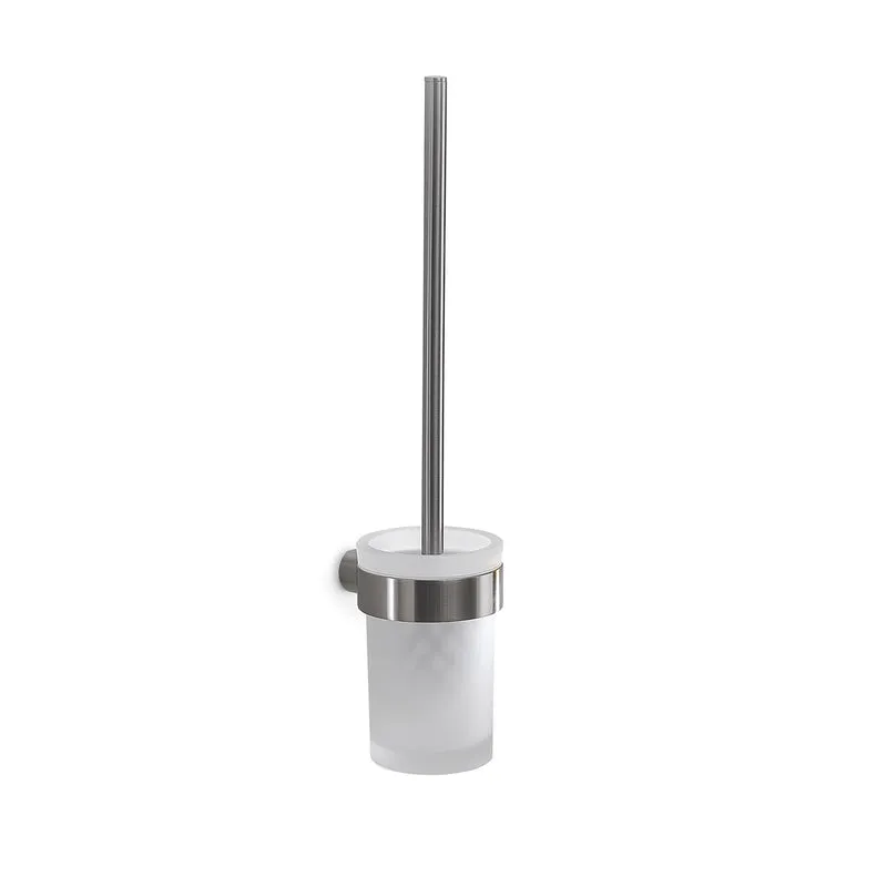 Gedy Pirenei WC Brush Set Wall Mounted - Brushed Nickel