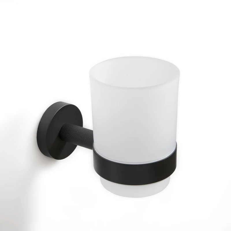 Origins Living Turner Tumbler & Holder - Matt Black