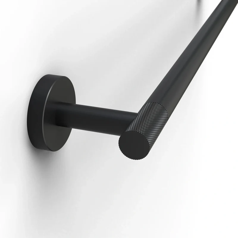 Origins Living Turner Towel Rail 35cm - Matt Black