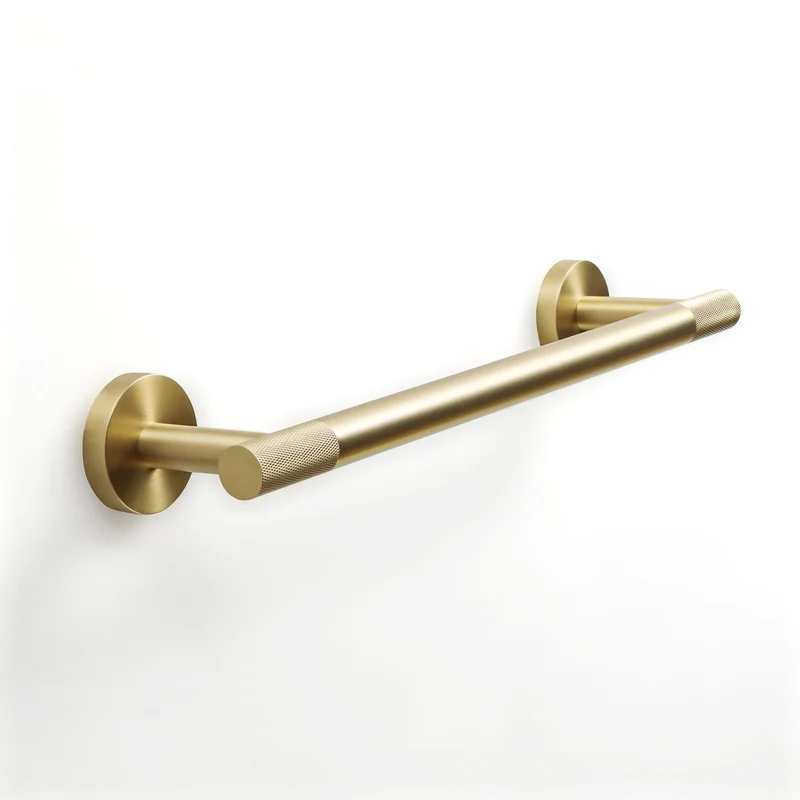 Origins Living Turner Towel Rail 35cm - Brushed Brass