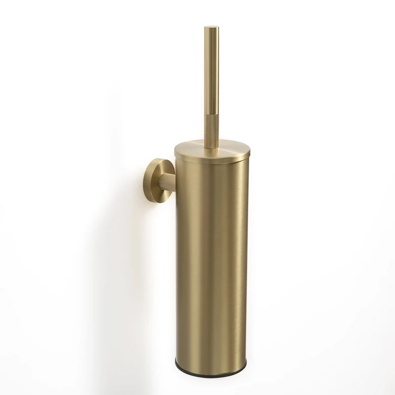 Origins Living Turner Toilet Brush Wall Mounted - Brushed Brass