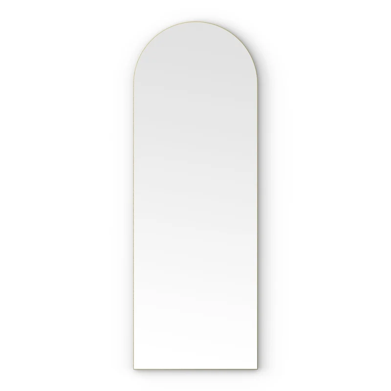 Origins Living Oslo Arch Mirror 50x140cm - Brushed Brass