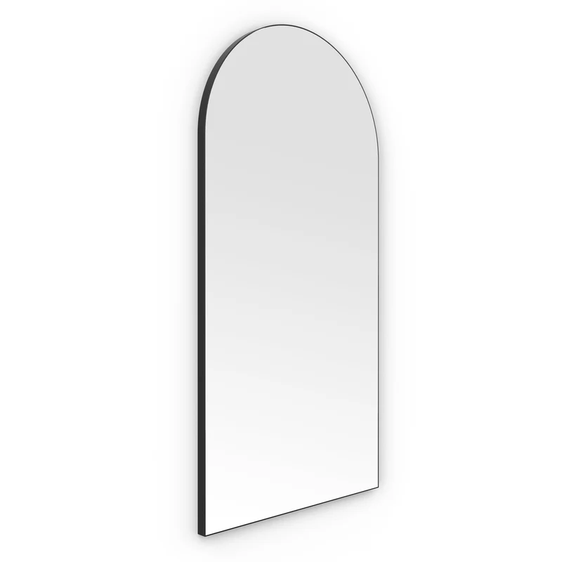 Origins Living Oslo Arch Mirror 50x100cm - Matt Black