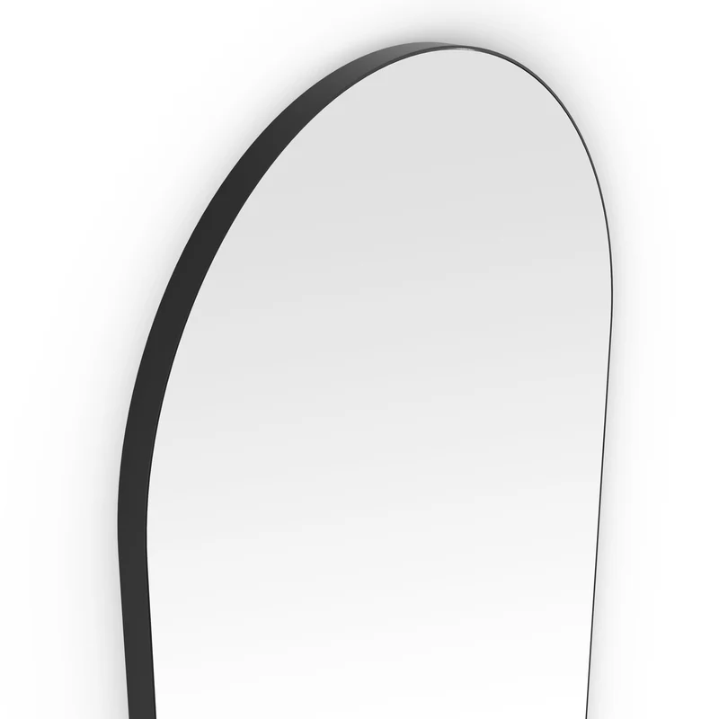 Origins Living Oslo Arch Mirror 50x100cm - Matt Black