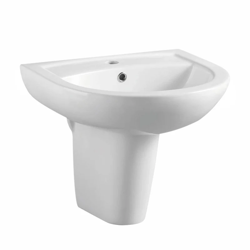 Ari 450mm 1 Tap Hole Basin & Semi Pedestal