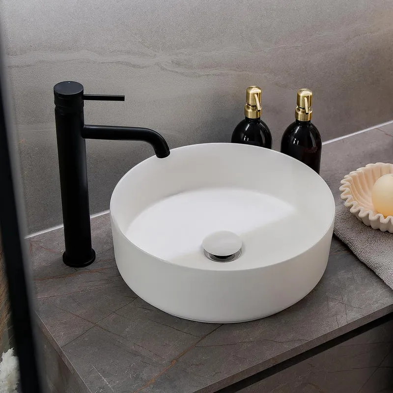 Objekt Ceramica Tahoe 360mm Counter Top Basin - Matt White