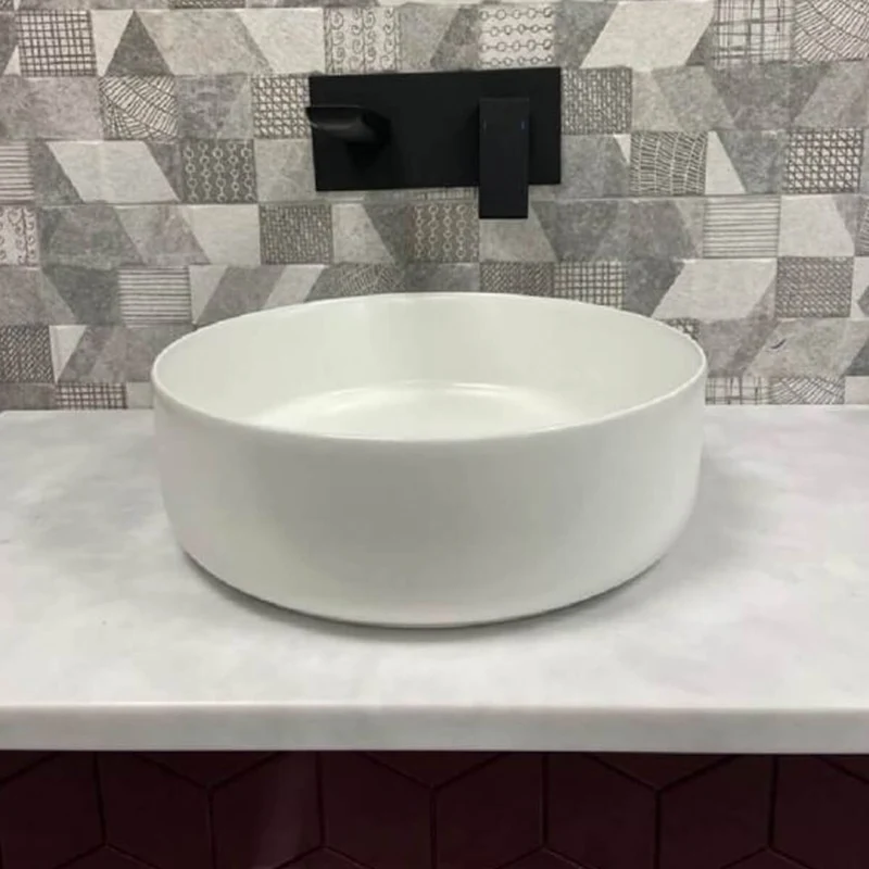 Objekt Ceramica Tahoe 360mm Counter Top Basin - Matt White