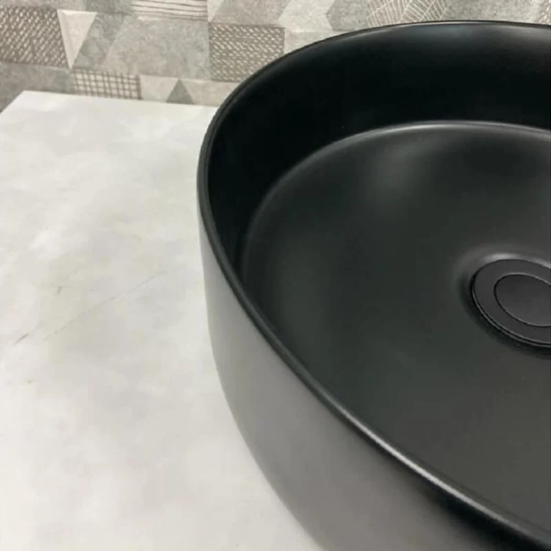 Objekt Ceramica Tahoe 360mm Counter Top Basin - Matt Black