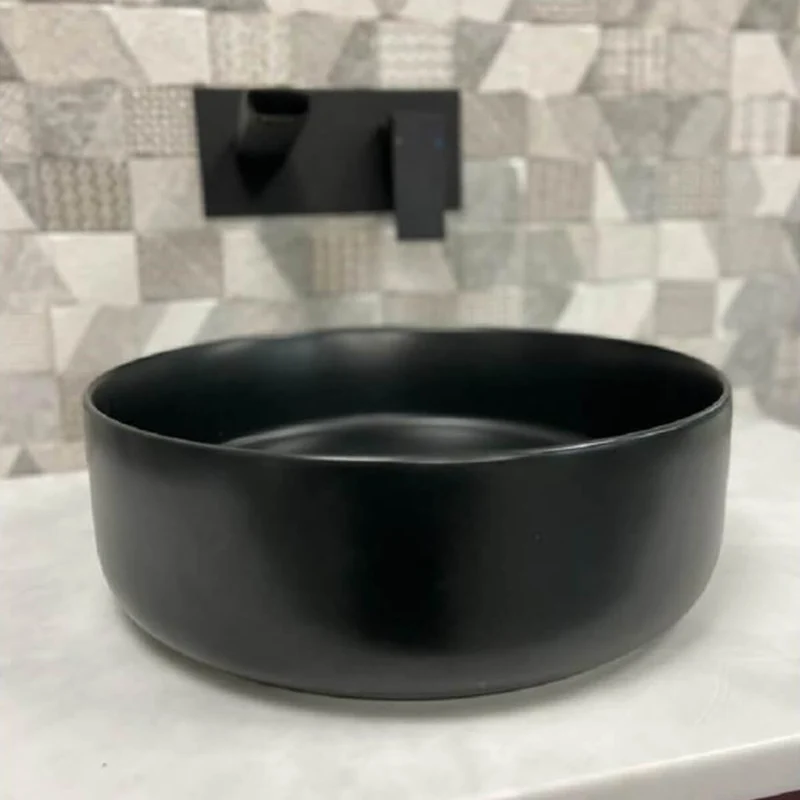 Objekt Ceramica Tahoe 360mm Counter Top Basin - Matt Black