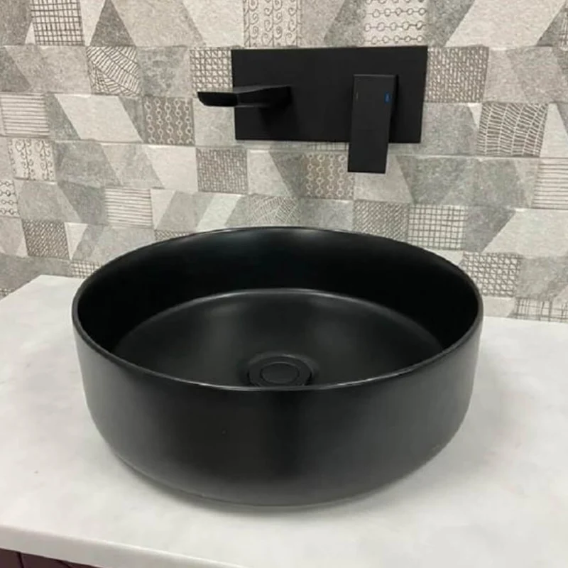 Objekt Ceramica Tahoe 360mm Counter Top Basin - Matt Black