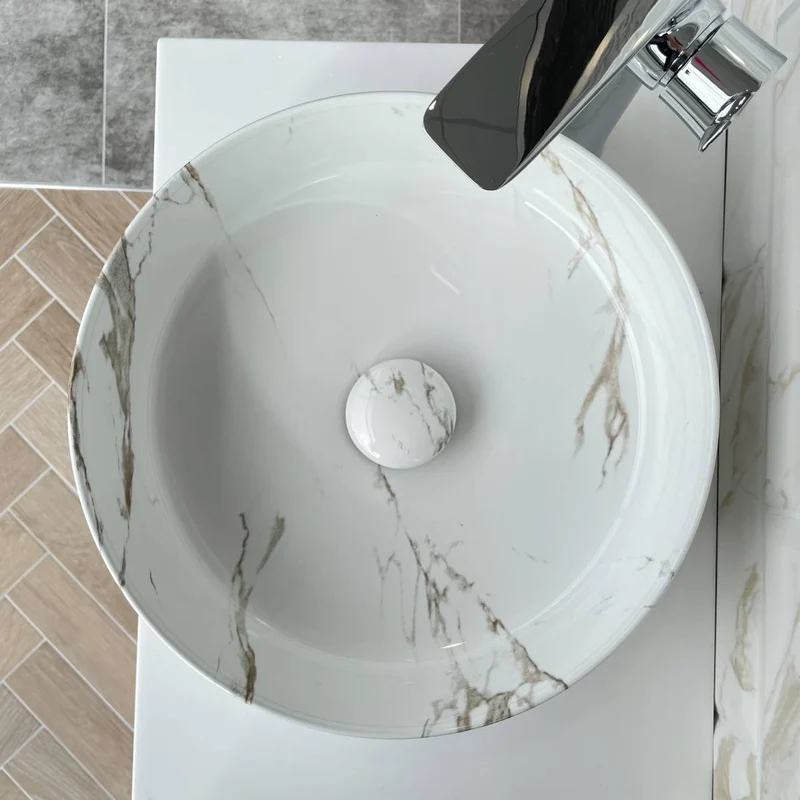 Objekt Ceramica Tahoe 360mm Counter Top Basin - Marble