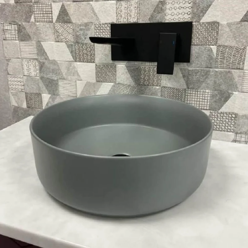 Objekt Ceramica Tahoe 360mm Counter Top Basin - Dark Grey