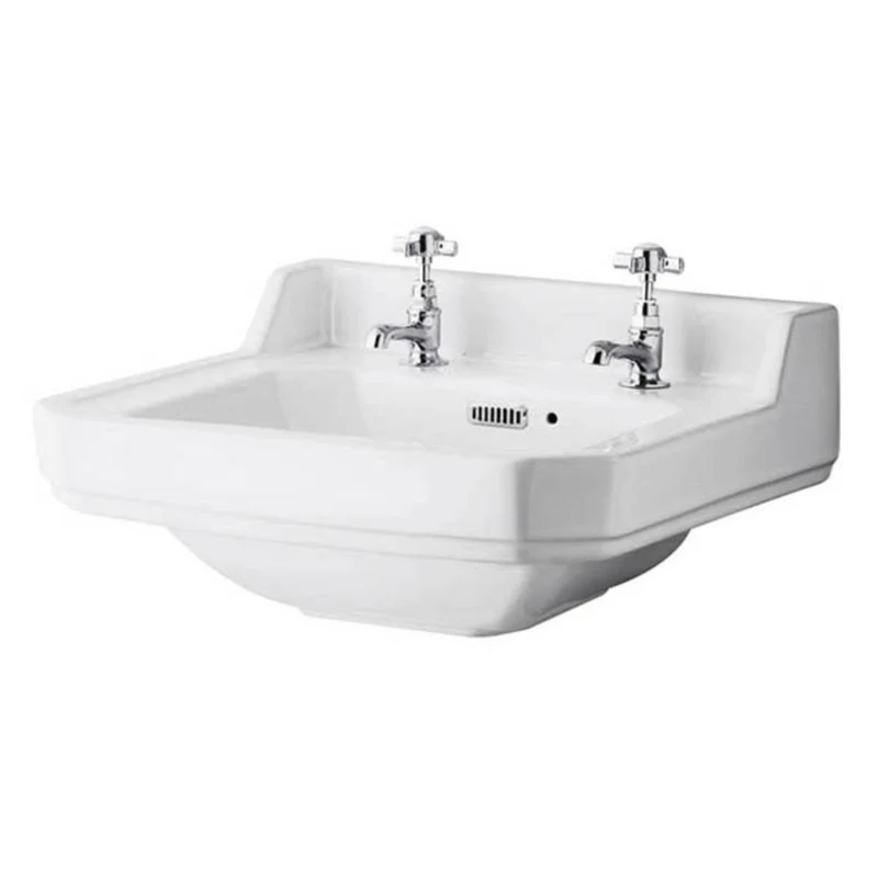 Richmond 560mm 2 Tap Hole Wall Hung Basin