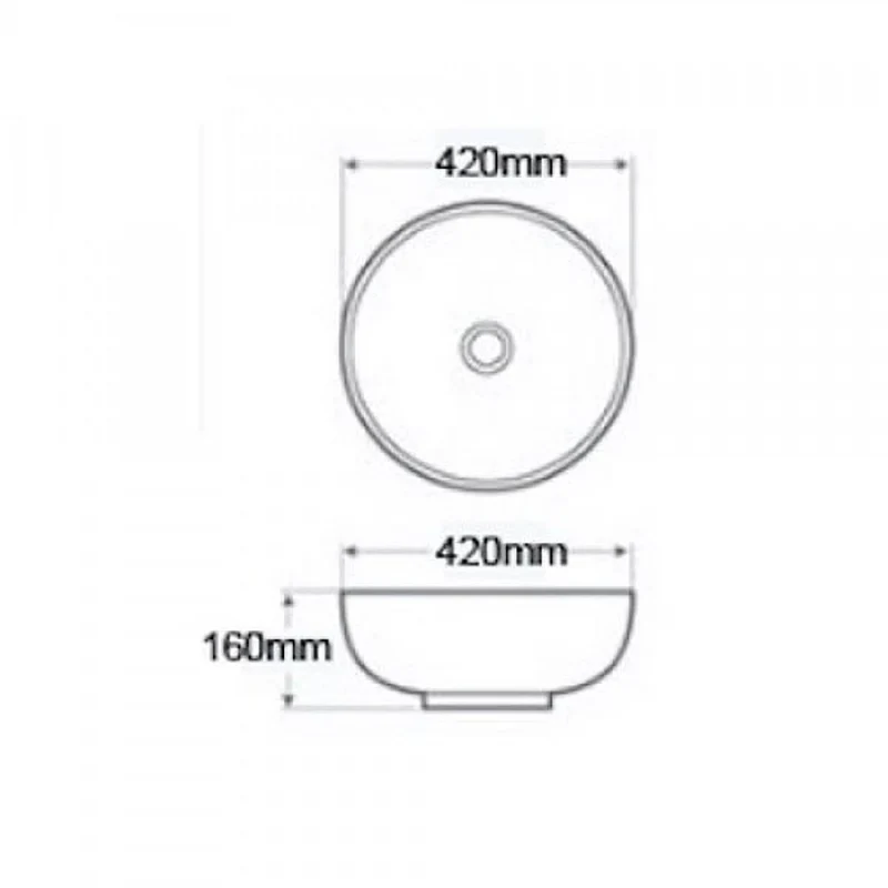 Objekt Ceramica Odesa 420mm Counter Top Basin