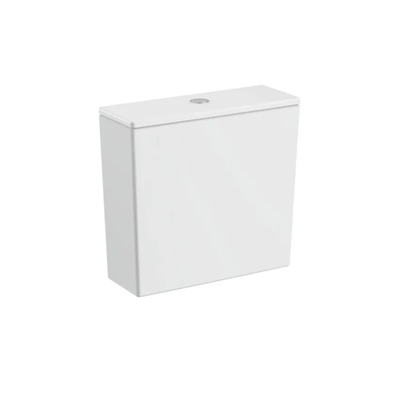 Vitra Integra Square Rimless Close Coupled Open Back Toilet with Soft Close Seat