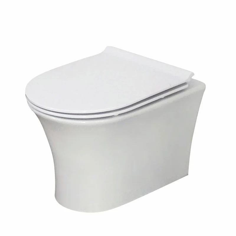 Munich Rimless Wall Hung Pan & Slim Soft Close Seat