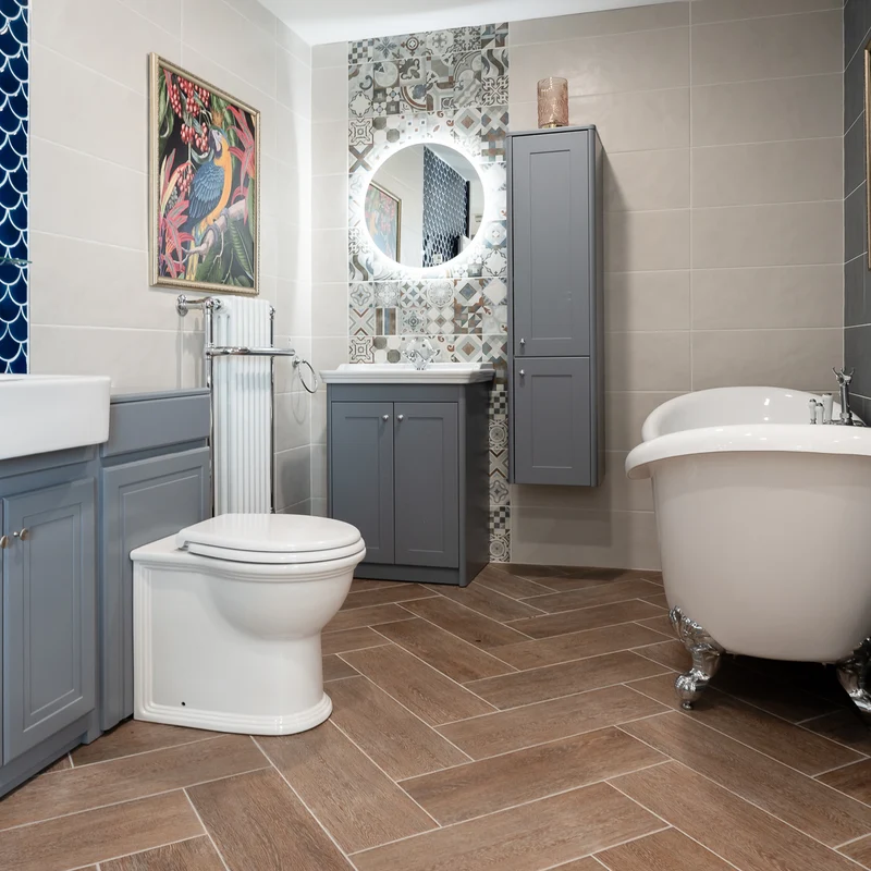 Windsor Rimless Back to Wall Toilet & Soft Close Seat