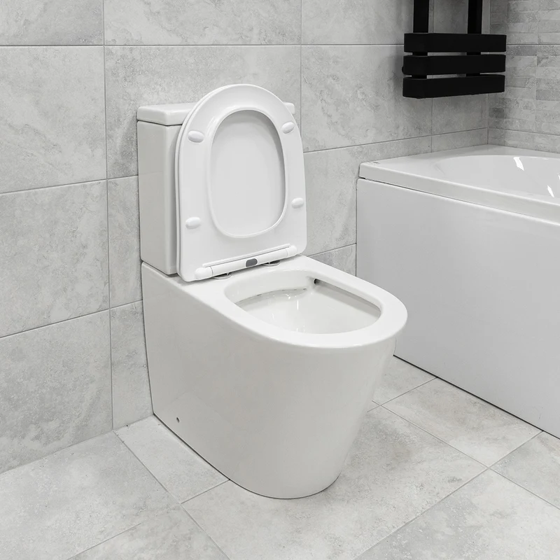 Arc Rimless Fully Back to Wall Toilet & Soft Close Seat