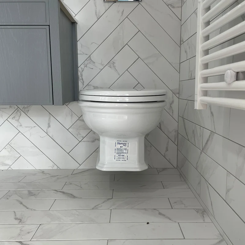 Olympia Impero Wall Hung Toilet & Soft Close Seat
