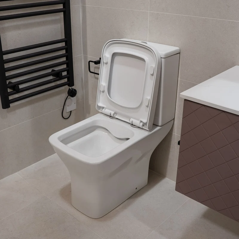 Nuie Ava Rimless Close Coupled Toilet & Soft Close Seat