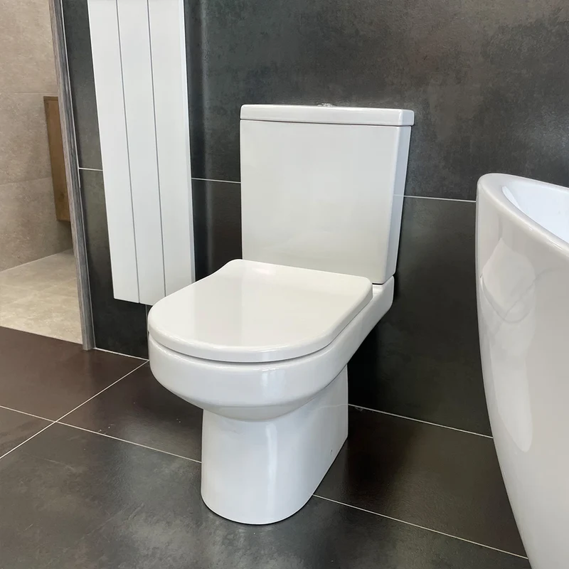 Nuie Harmony Close Coupled Toilet & Soft Close Seat
