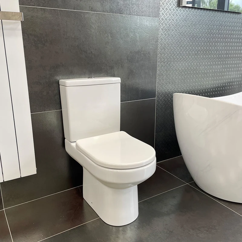 Nuie Harmony Close Coupled Toilet & Soft Close Seat