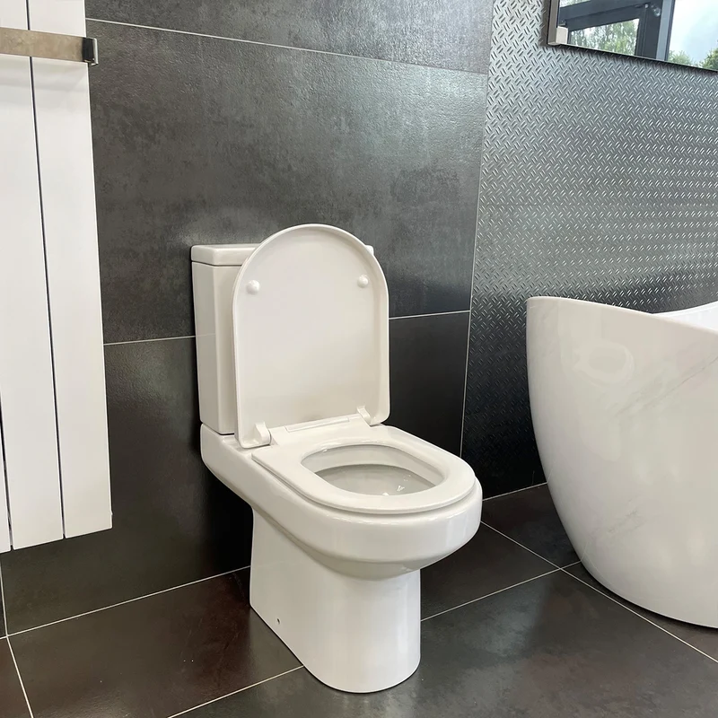 Nuie Harmony Close Coupled Toilet & Soft Close Seat