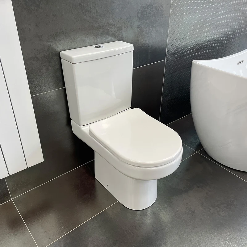 Nuie Harmony Close Coupled Toilet & Soft Close Seat