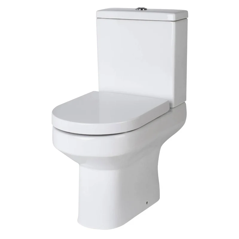 Nuie Harmony Close Coupled Toilet & Soft Close Seat