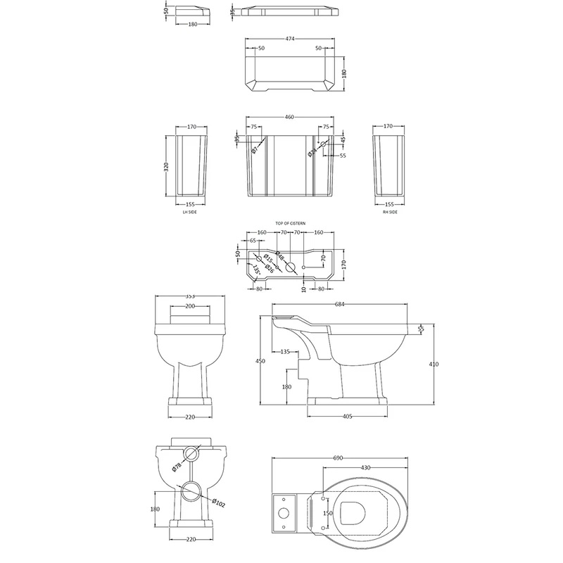 Richmond Close Coupled Toilet