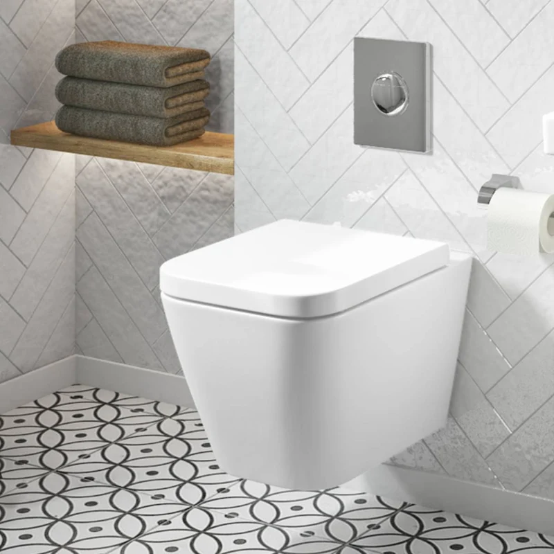 Linea Wall Hung Toilet & Soft Close Seat