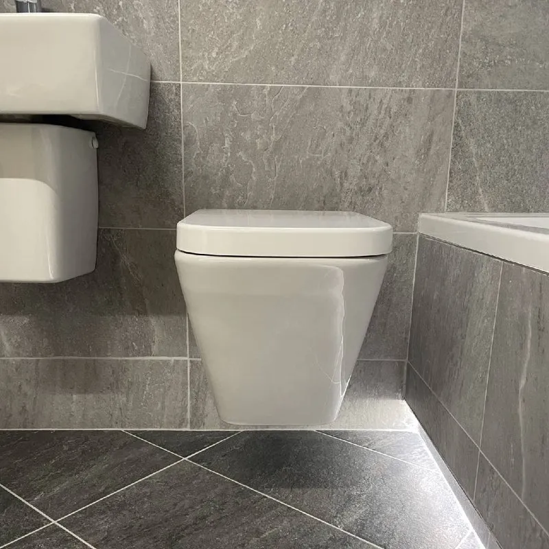 Linea Wall Hung Toilet & Soft Close Seat