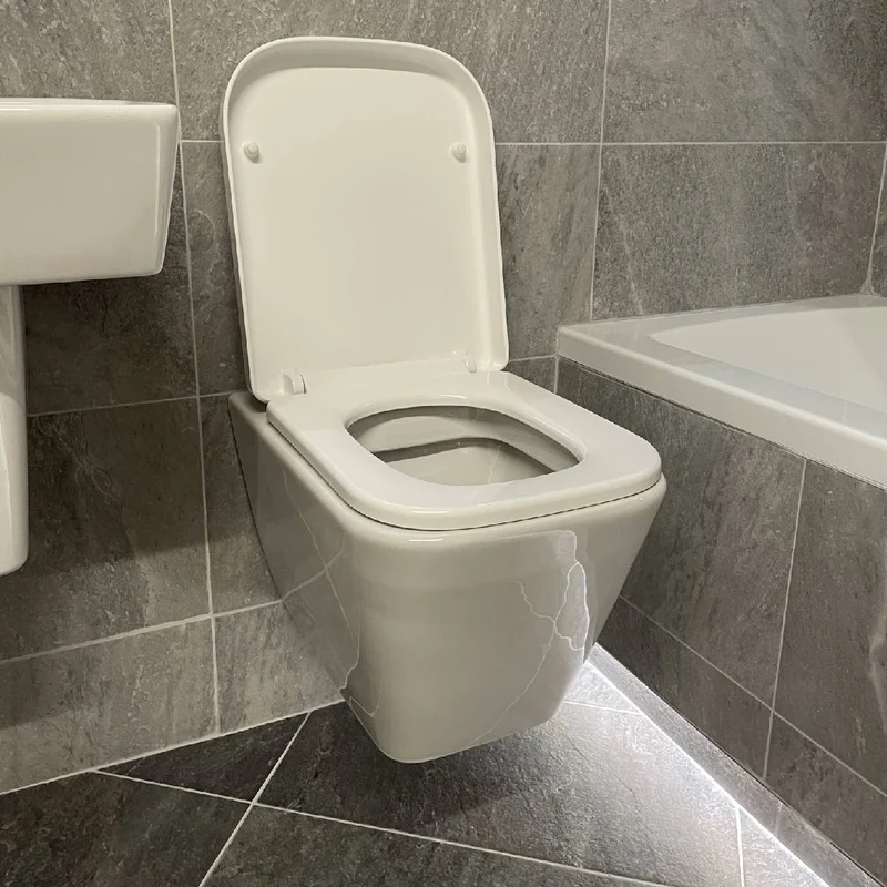 Linea Wall Hung Toilet & Soft Close Seat